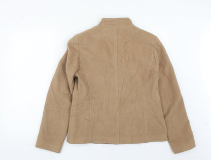 Womens UK Size 14 Marks and Spencer Beige Pea Coat