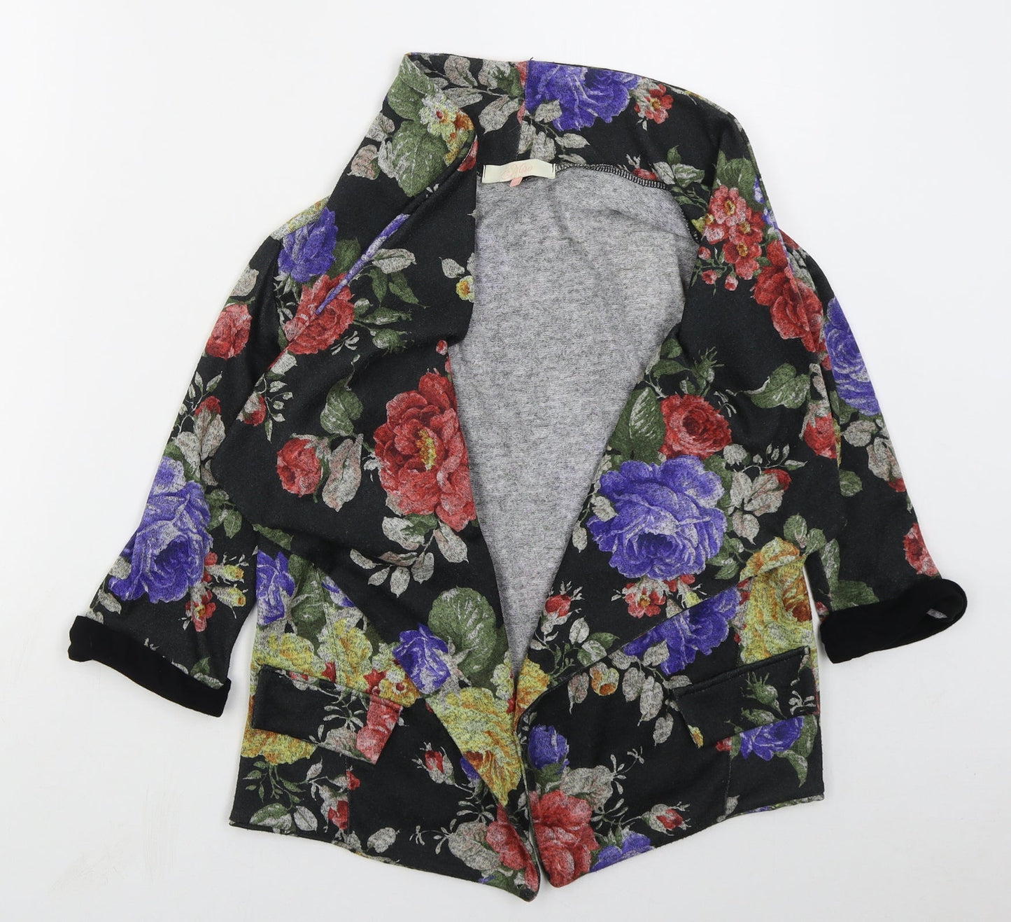 Womens UK Size 10 Miso Black Cardigan Jumper