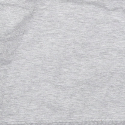 Primark Girls Grey  Cotton Pullover Sweatshirt Size 6-7 Years  Pullover - Heart