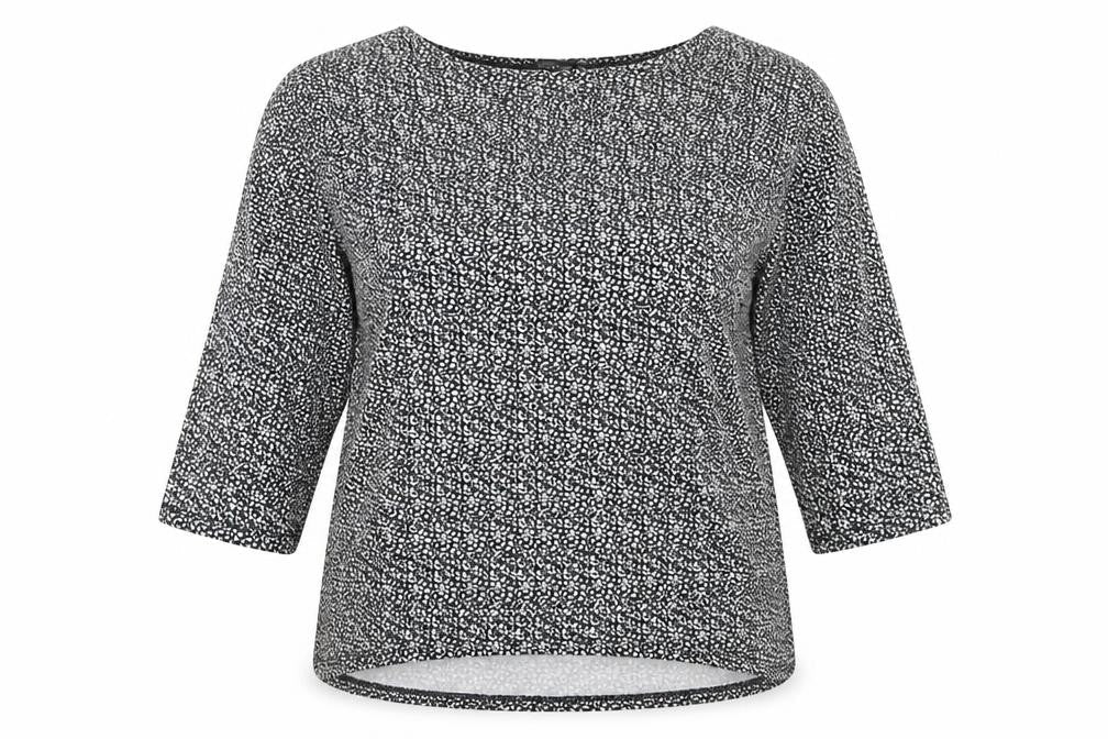 Womens UK Size 12 F&F Black Basic T-Shirt