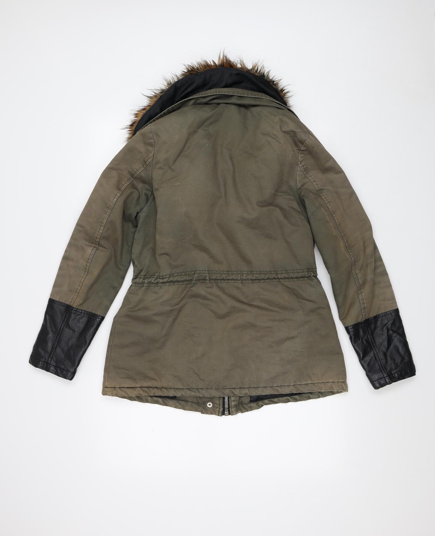 Papaya Womens Green   Parka Coat Size 10