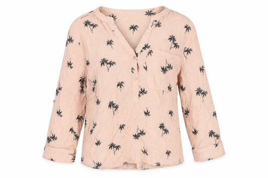 Womens UK Size 10 Atmosphere Pink Tunic Blouse
