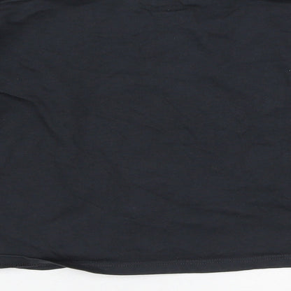 F&F Girls Black  100% Cotton Pullover Casual Size 8-9 Years Crew Neck  - Unicorn