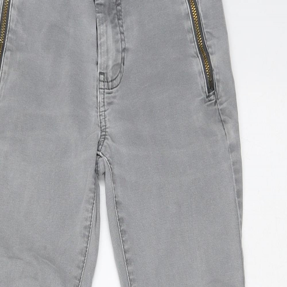 Cat & Jack Girls Grey  Cotton Skinny Jeans Size 6 Years  Slim
