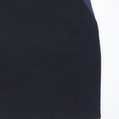 NEXT Womens Blue  Polyester Mini Skirt Size 8   Zip