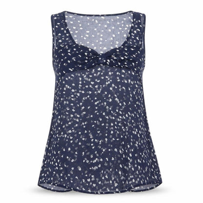 Womens UK Size 12 Glamorous Blue Basic Tank