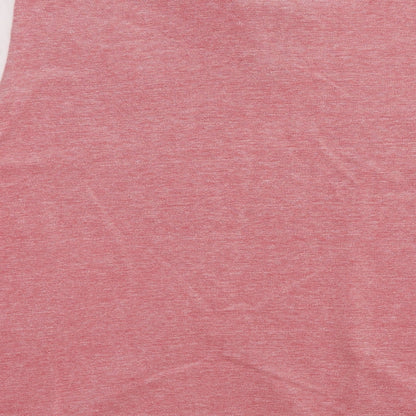 L.F.C. Mens Pink  Cotton  Polo Size L Collared Button - Liverpool FC