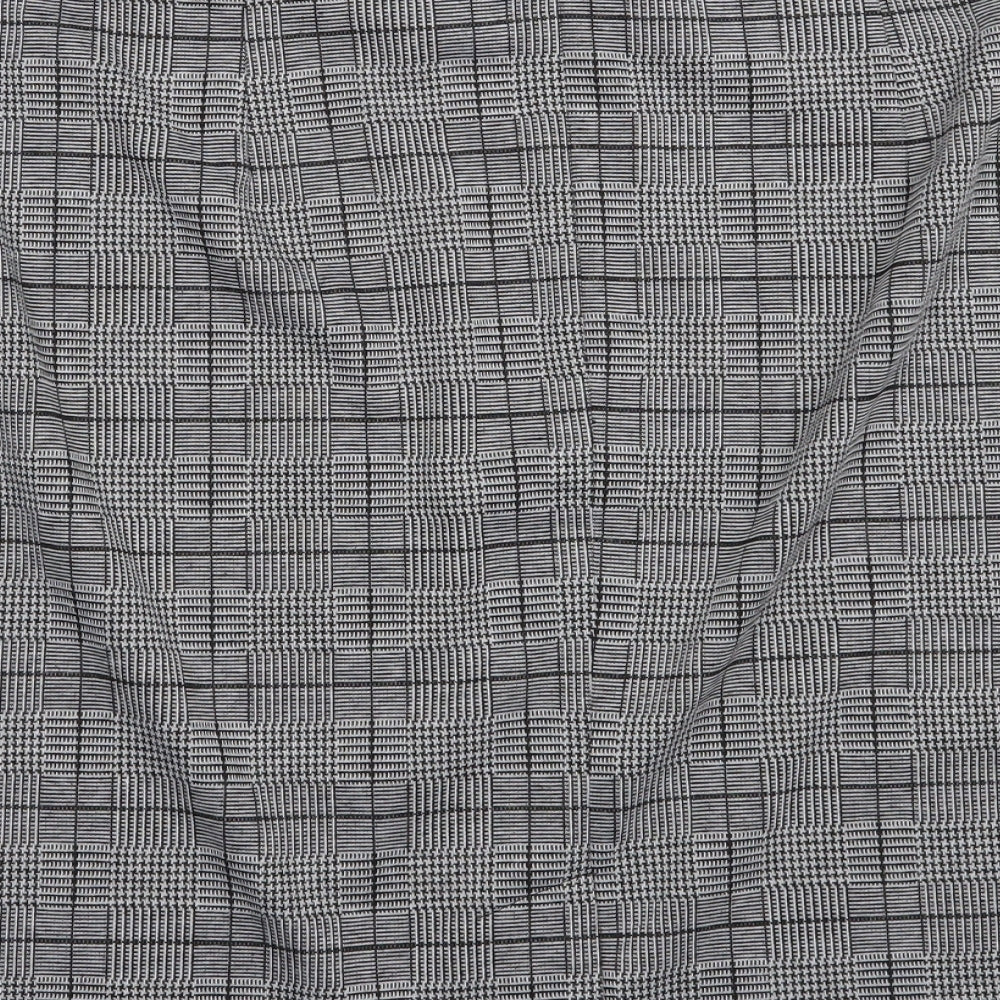 Ambria Womens Grey Plaid Polyester Straight & Pencil Skirt Size 20   Zip