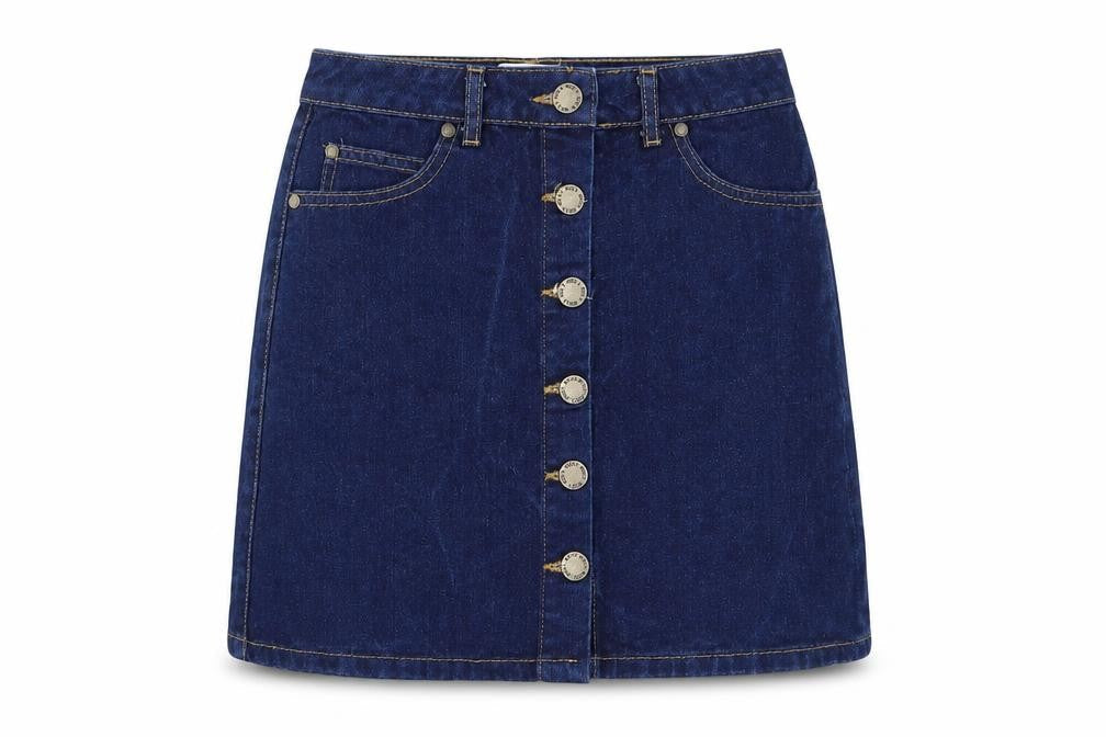 Womens UK Size 6 Miss Selfridge Straight & Pencil Denim Skirt