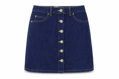 Womens UK Size 6 Miss Selfridge Straight & Pencil Denim Skirt