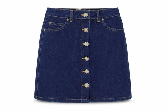 Womens UK Size 6 Miss Selfridge Straight & Pencil Denim Skirt