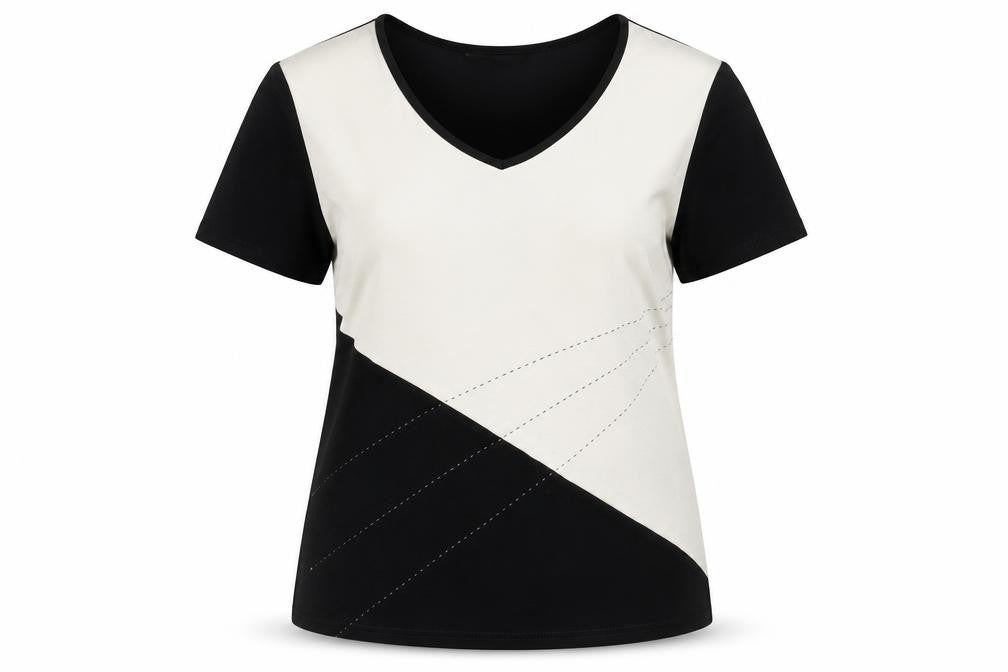 Womens UK Size 16 AMARANTO Black Basic Blouse