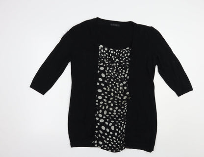 Womens UK Size 14 Dunnes Stores Black Pullover Jumper