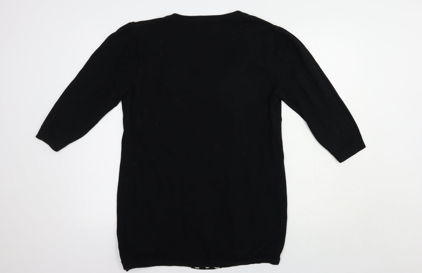 Womens UK Size 14 Dunnes Stores Black Pullover Jumper