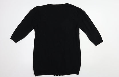 Womens UK Size 14 Dunnes Stores Black Pullover Jumper