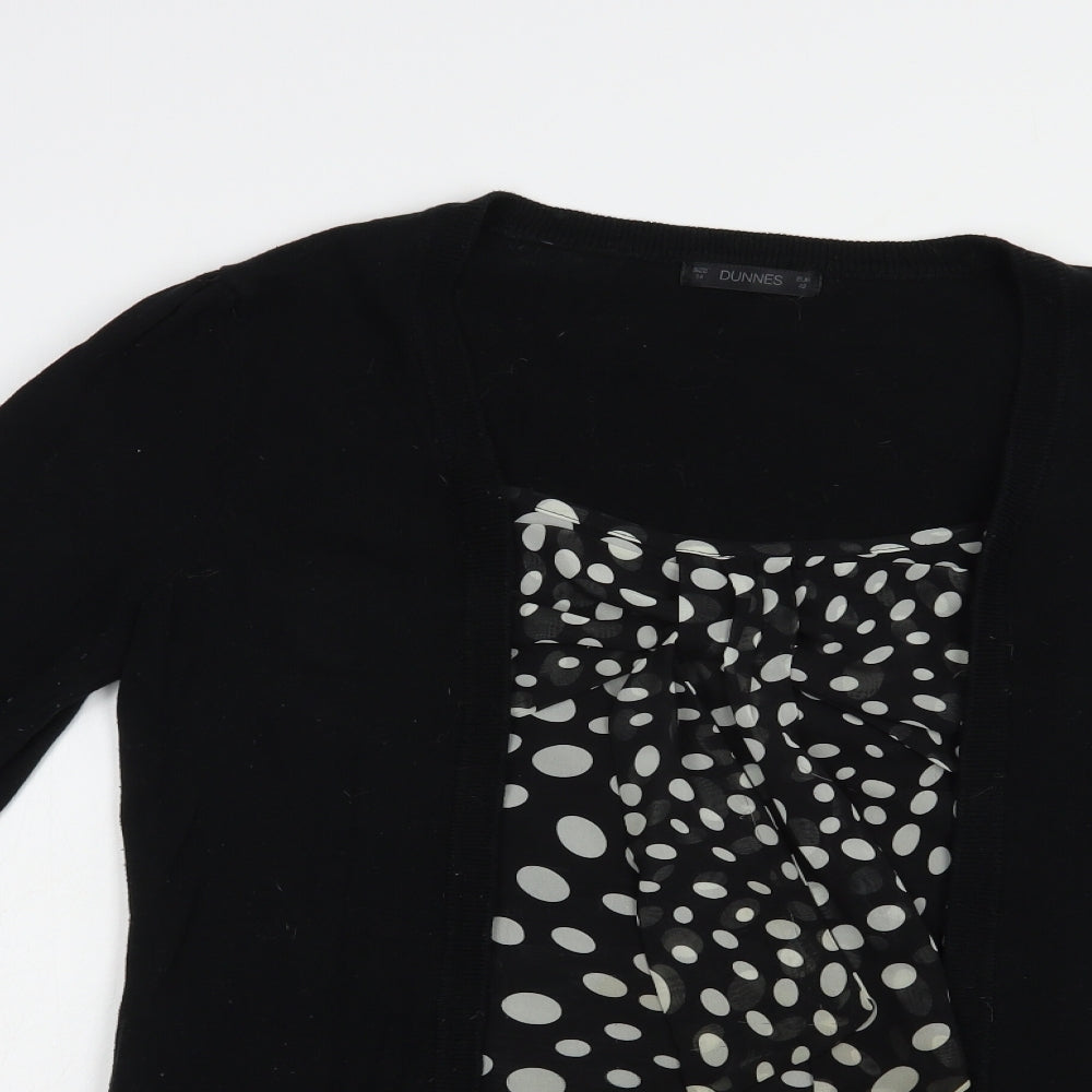 Womens UK Size 14 Dunnes Stores Black Pullover Jumper