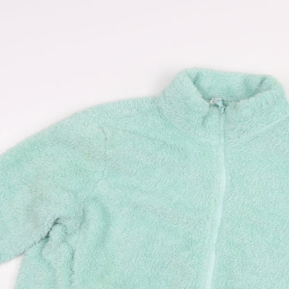 Uniqlo Womens Green  Polyester Full Zip Sweatshirt Size L  Zip