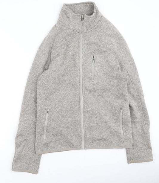 Cedar Wood State Mens Beige High Neck  Polyester Pullover Jumper Size M