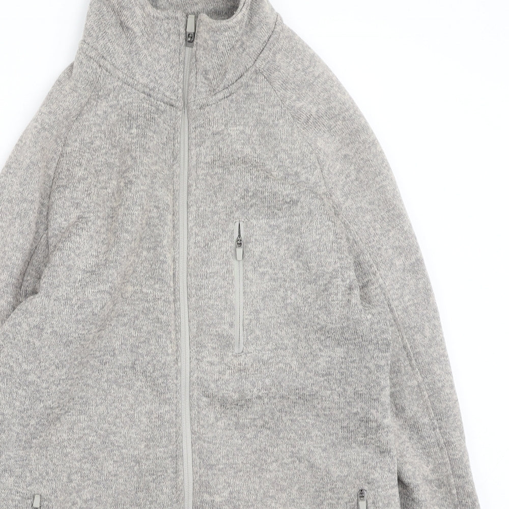 Cedar Wood State Mens Beige High Neck  Polyester Pullover Jumper Size M