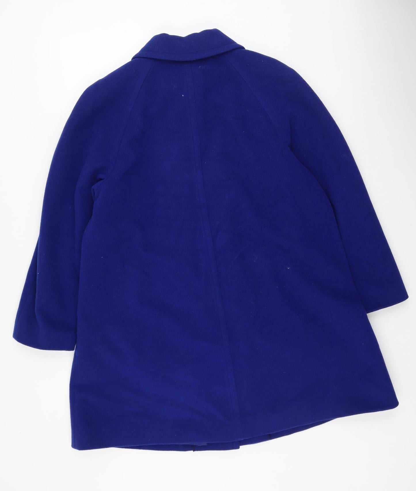 Womens UK Size 10 Preworn Blue Trench Coat