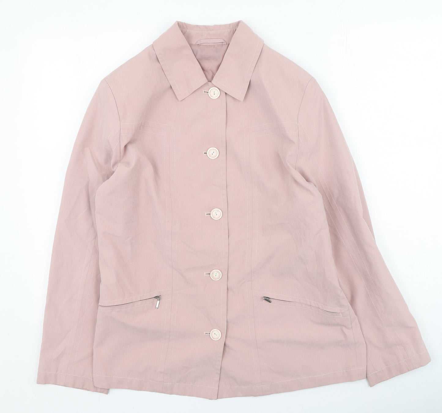 Womens UK Size 10 Preworn Pink Jacket