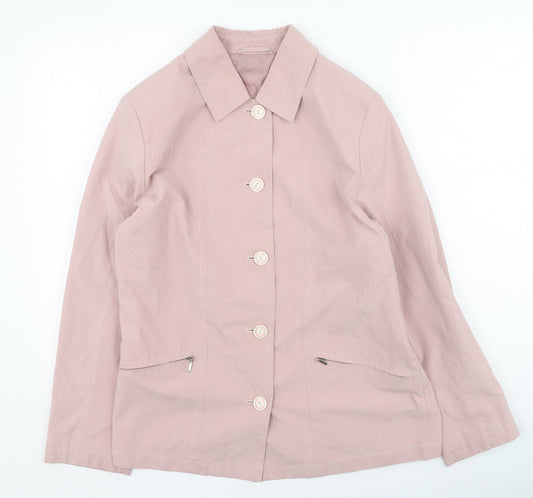 Womens UK Size 10 Preworn Pink Jacket