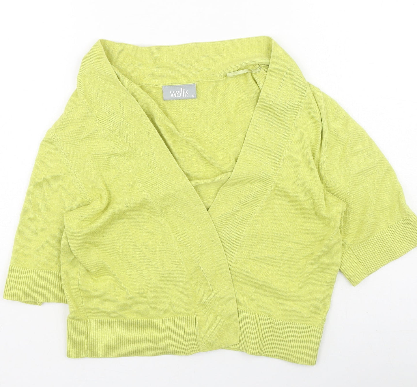 Womens UK Size M Wallis Green Cardigan Jumper
