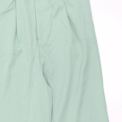 SheIn Womens Green  Polyester Trousers  Size 30 in L27 in Regular Hook & Eye