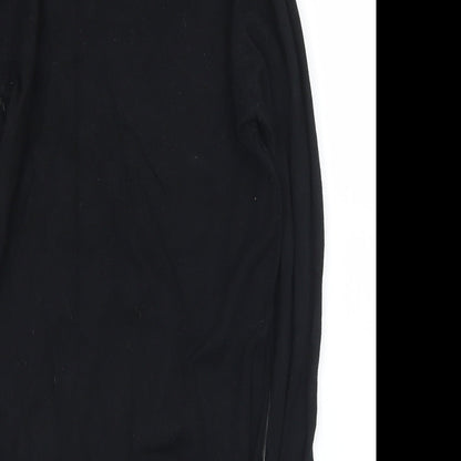 Matalan Womens Black Roll Neck  Viscose Pullover Jumper Size 8