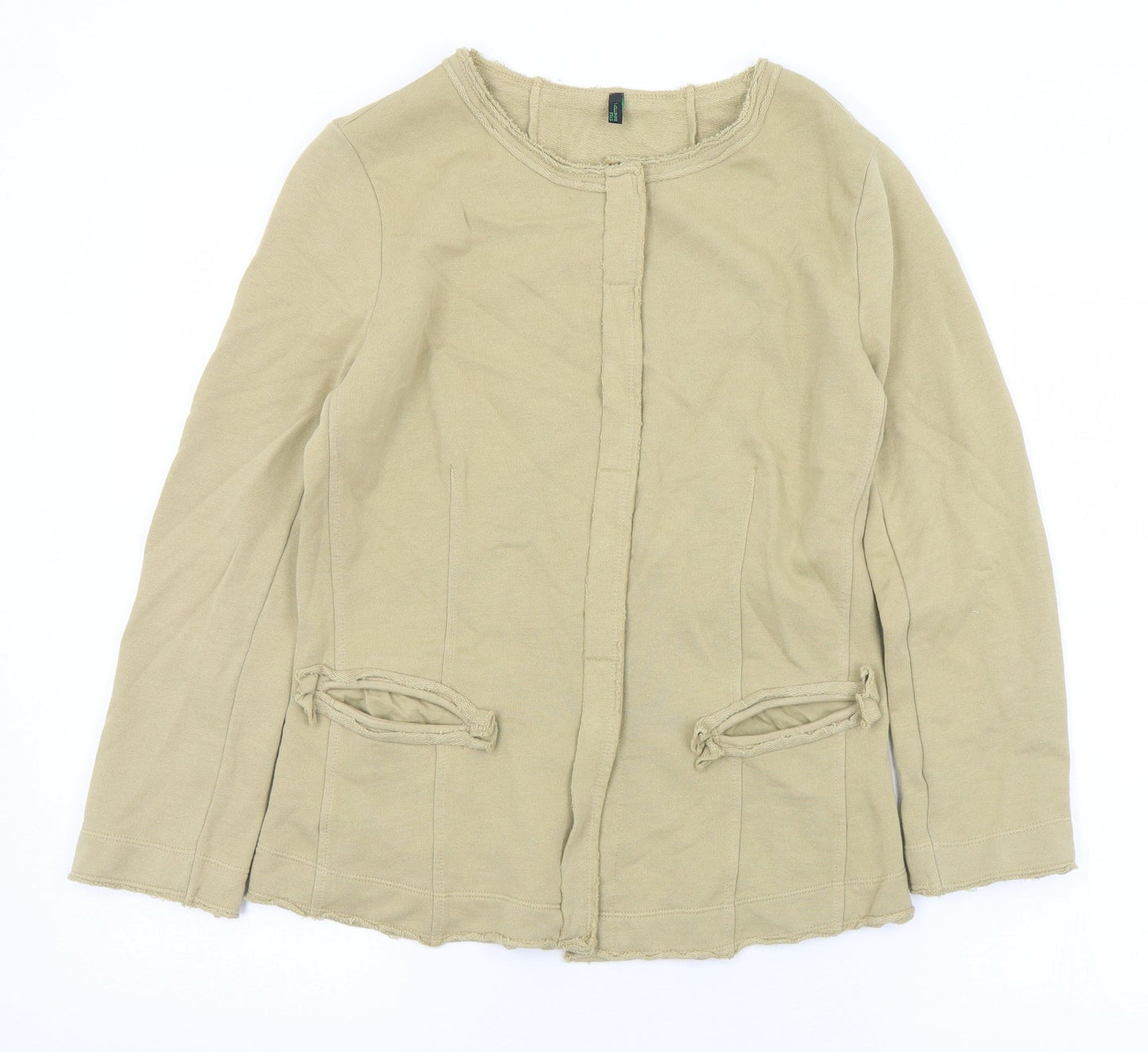 Womens UK Size S Stile Benetton Brown Cardigan Jumper