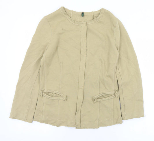 Womens UK Size S Stile Benetton Brown Cardigan Jumper
