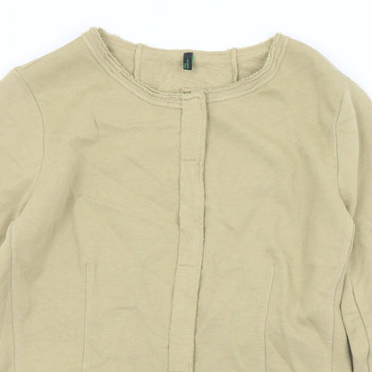 Womens UK Size S Stile Benetton Brown Cardigan Jumper