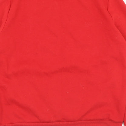 Primark Womens Red  Polyester Pullover Sweatshirt Size 6   - 6-8