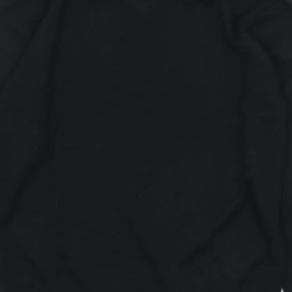 Cedar Wood State Mens Black V-Neck  Acrylic Pullover Jumper Size M