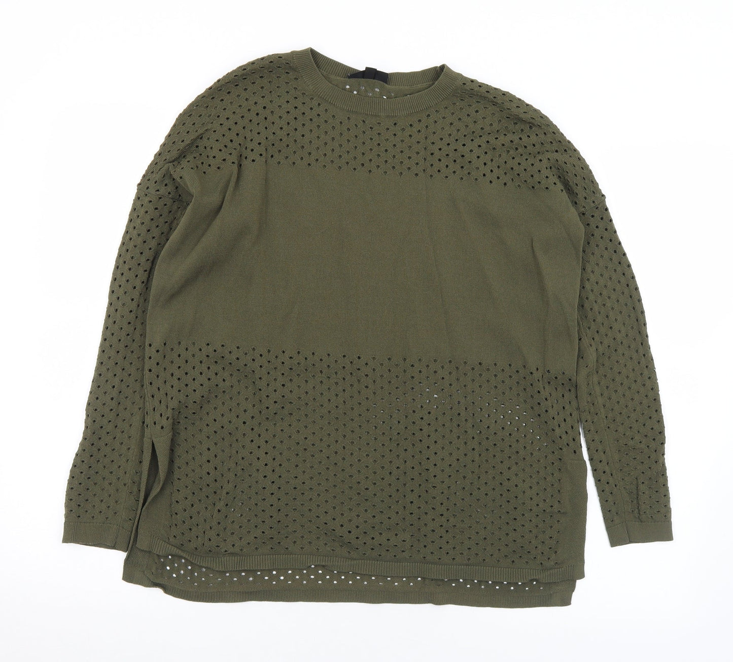 Womens UK Size 8 Topshop Green Pullover Jumper