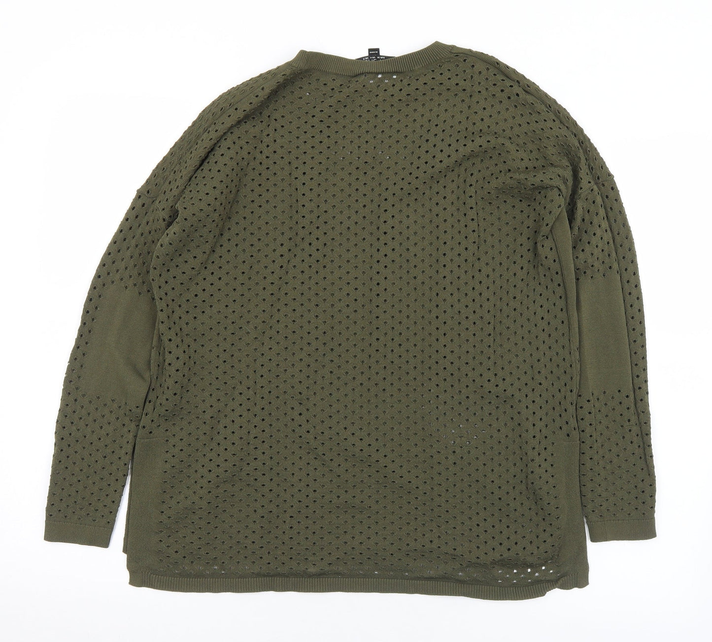 Womens UK Size 8 Topshop Green Pullover Jumper