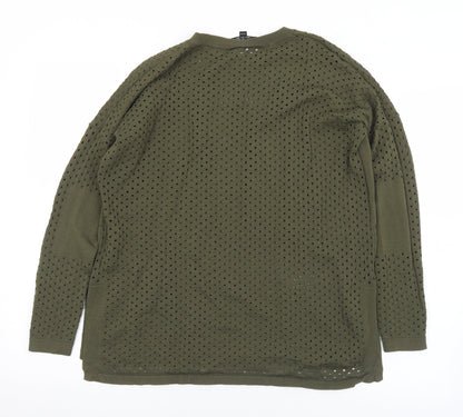 Womens UK Size 8 Topshop Green Pullover Jumper