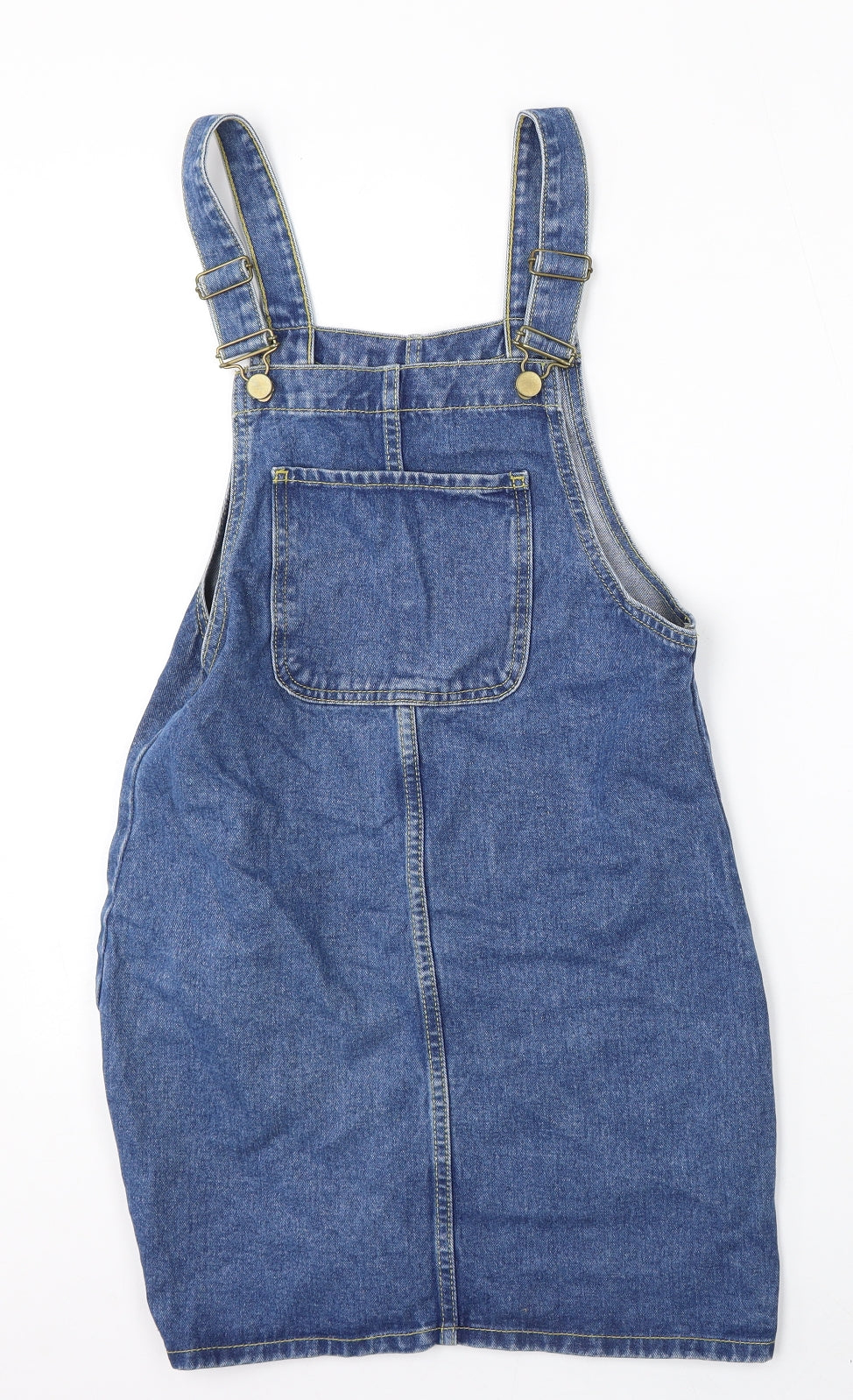 Denim Co Womens Blue  Cotton Dungaree One-Piece Size 6