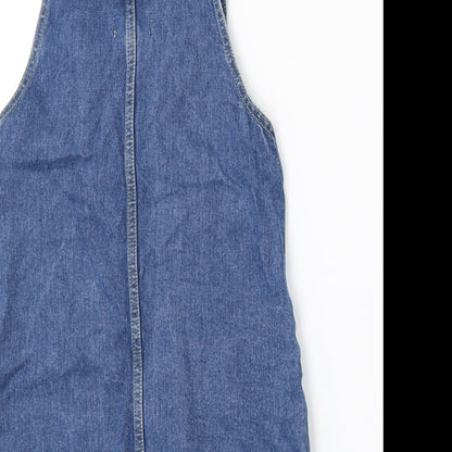Denim Co Womens Blue  Cotton Dungaree One-Piece Size 6