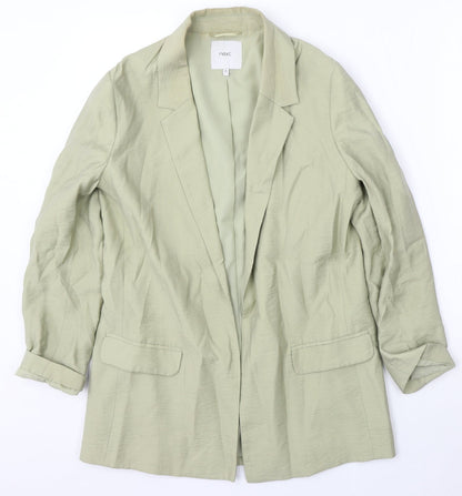 NEXT Womens Green  Viscose Jacket Blazer Size 10