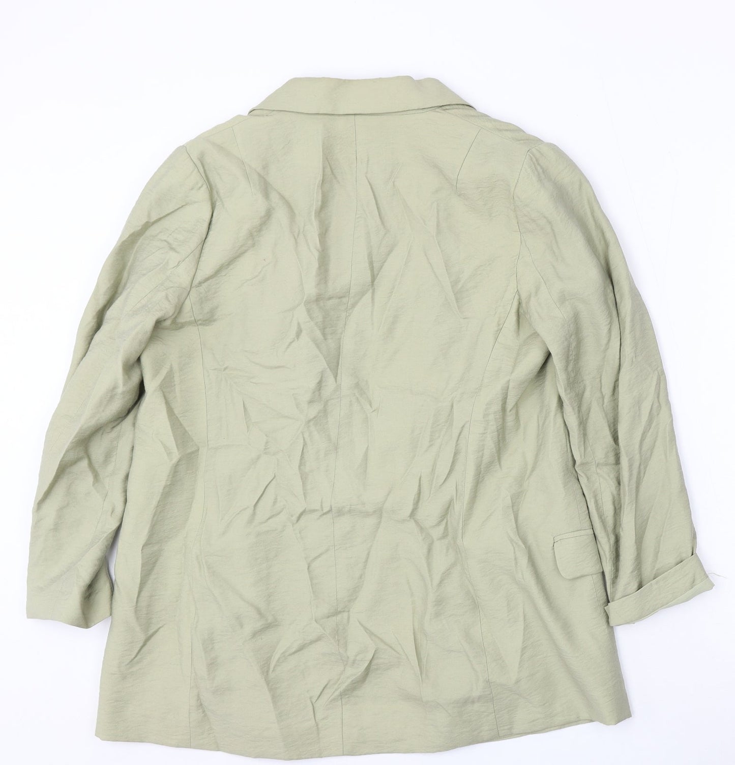 NEXT Womens Green  Viscose Jacket Blazer Size 10