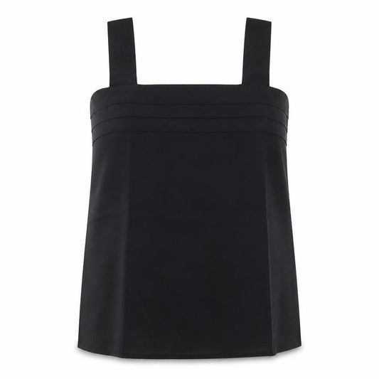 Classics Woman Womens Black  Polyester Basic Tank Size 18 Square Neck