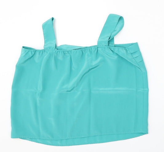 Womens UK Size 20 Classic Woman Blue Basic Tank