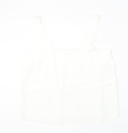 Womens UK Size 18 Classic Woman White Basic Tank