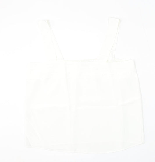 Womens UK Size 18 Classic Woman White Basic Tank