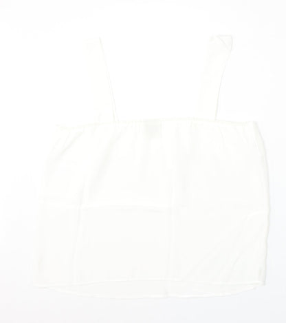 Womens UK Size 18 Classic Woman White Basic Tank