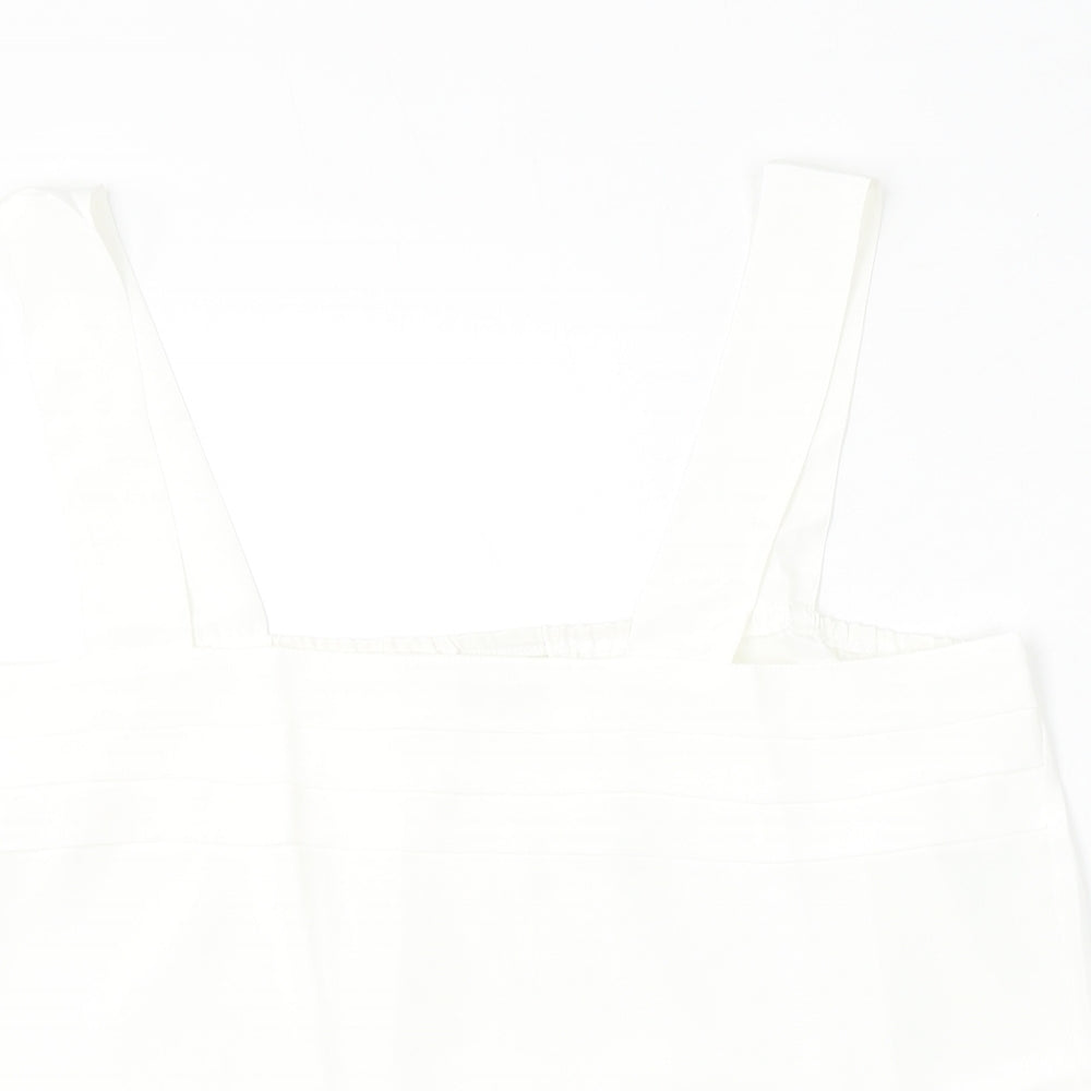 Womens UK Size 18 Classic Woman White Basic Tank