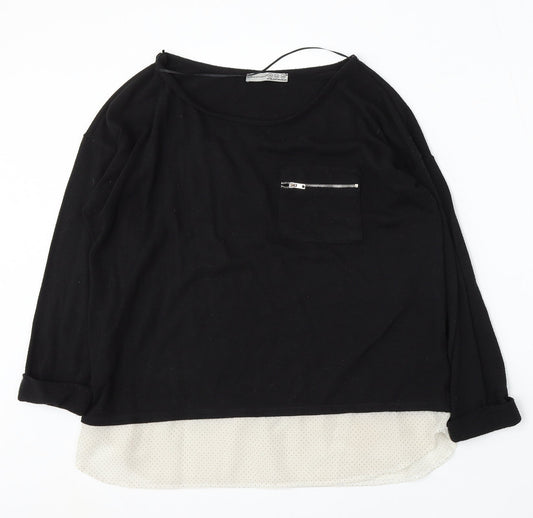 Womens UK Size 14 Atmosphere Black Pullover Jumper