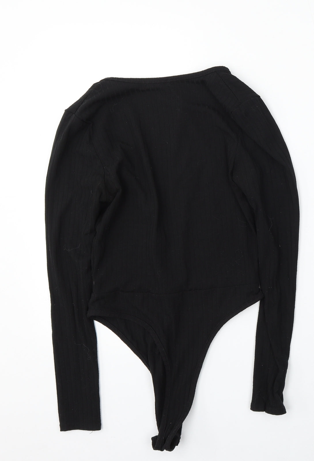 Miss Pap Womens Black  Polyester Bodysuit One-Piece Size 6