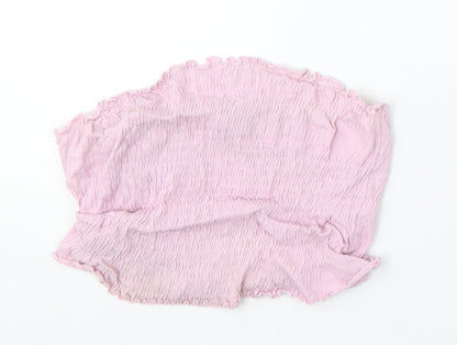 Womens UK Size S New Look Pink Basic Tank